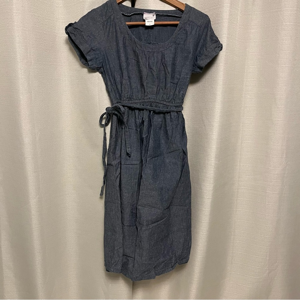 Maternity denim dress size S